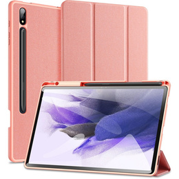 Чехол для Samsung Galaxy Tab S9+ 12.4", Dux Ducis Domo, розовый rose gold