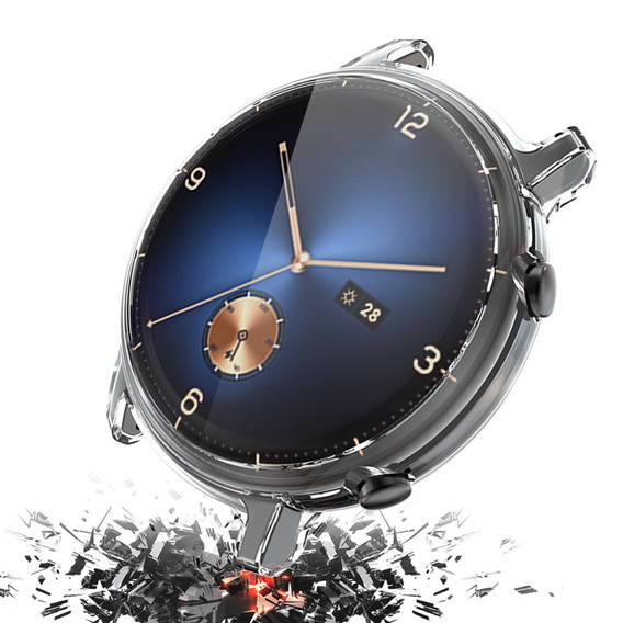 Чохол 2в1 із захистом екрану дял годинника  Huawei Watch GT 2 42mm, Transparent