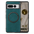Чoхол до Google Pixel 7 Pro 5G, Leather Hybrid MagSafe, зелений