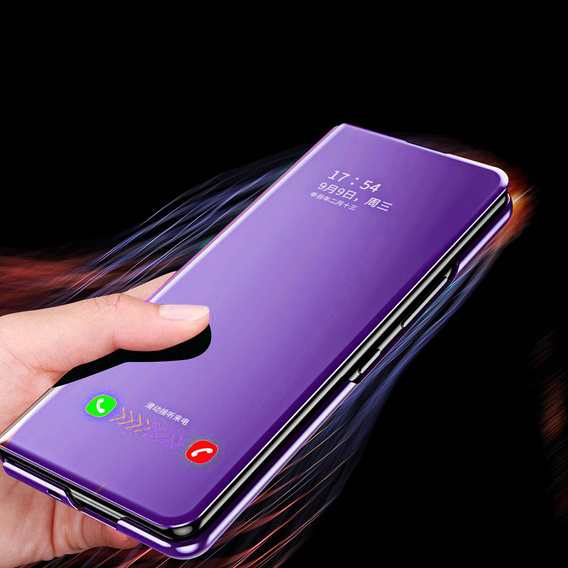 Чехол до Samsung Galaxy Z Fold3 5G, Clear View, фиолетовый