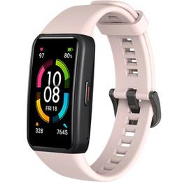 Силиконовый ремешок для Huawei Band 6 / Honor Band 6, Sand Pink