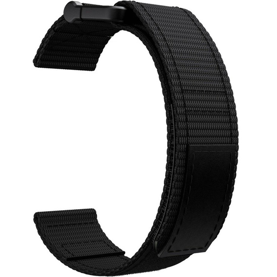 Нейлоновый ремешок до Garmin Fenix 7/Fenix 6 Pro/Forerunner 935/945/955 22mm, Black
