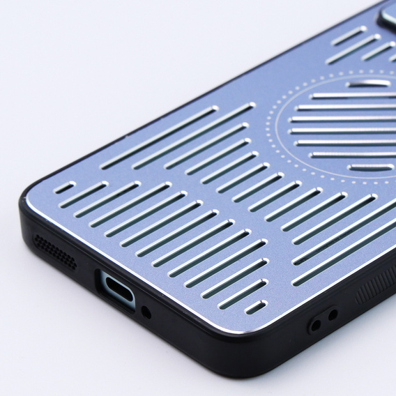 Чехол для Xiaomi 13T / 13T Pro, Metal Shell для MagSafe, синий
