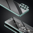 Чохол для Samsung Galaxy S23, Magnetic Dual Glass, зелений