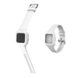 Силиконовый ремешок для Garmin Vivofit jr 3 - белый