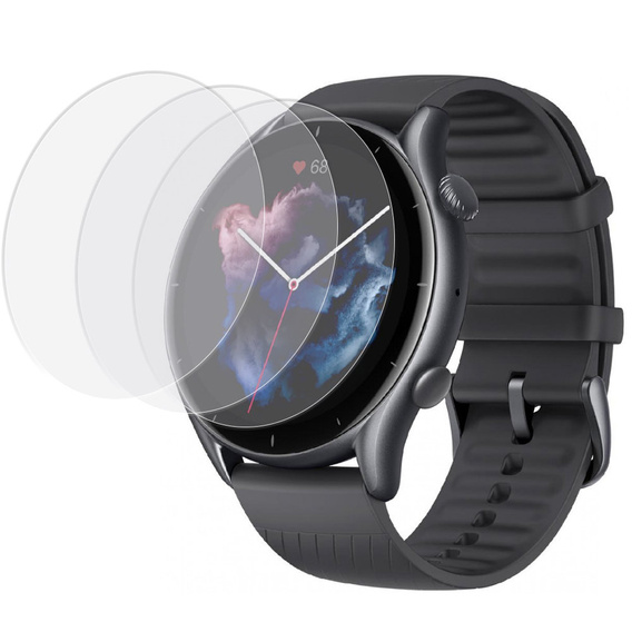 3x Гидрогелевая фольга ERBORD для Amazfit GTR 3 / GTR 3 Pro