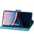 Чохол-книжка для Xiaomi Poco F7 Ultra, Butterfly, м'яти