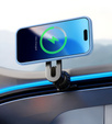 Чохол для iPhone 16 Pro, для MagSafe, ERBORD Matt Case, синій + захисне скло