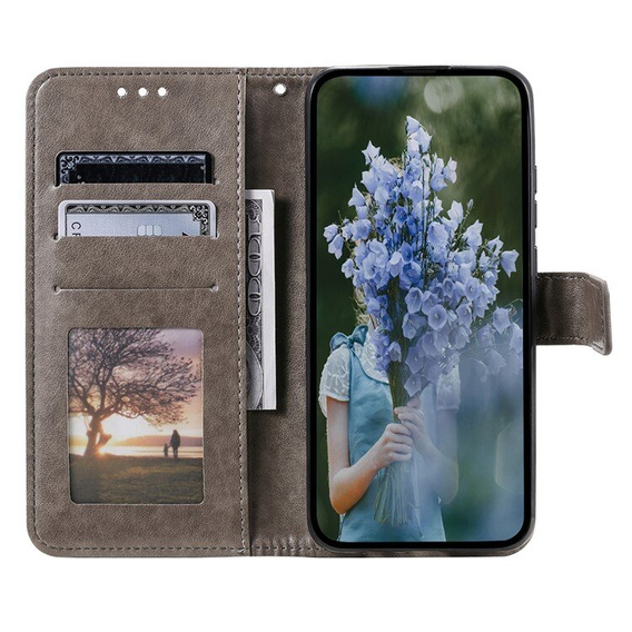 Чохол-книжка для Samsung Galaxy A55 5G, Mandala Flower, зелений