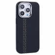 Чехол для iPhone 13 Pro, Carbon Fiber MagSafe, чёрный