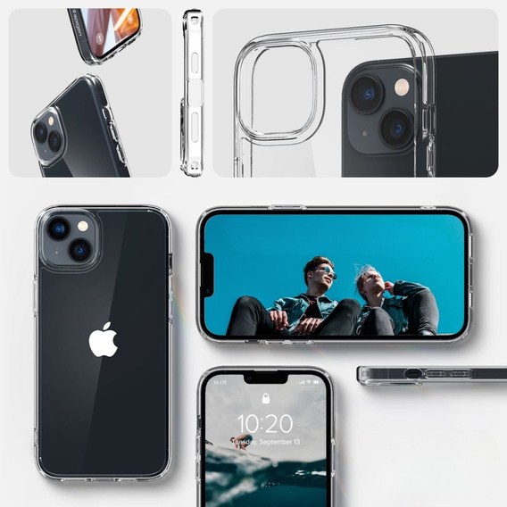 Чехол Spigen до iPhone 14, Ultra Hybrid, Crystal Clear, прозрачный