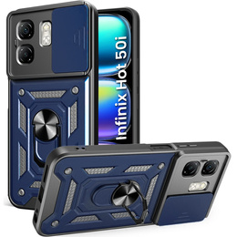 Чехол NOX Camera Slide Infinix Hot 50i 4G, CamShield Slide, синий