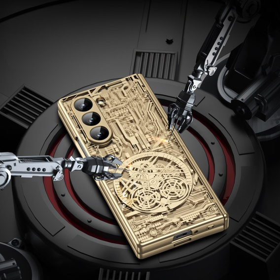 Чохол для Samsung Galaxy Z Fold6 5G, Mechanical Legend, золотий