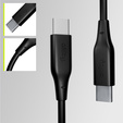 Адептер HOCO - USB-C TYPE-C на Lightning, Black