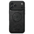 Флип-кейс 2-в-1 для iPhone 17 Pro Max, SUTENI, для MagSafe, черный