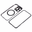 Магнітний чохол Dual Glass MagSafe для iPhone 16 Pro Max, титан