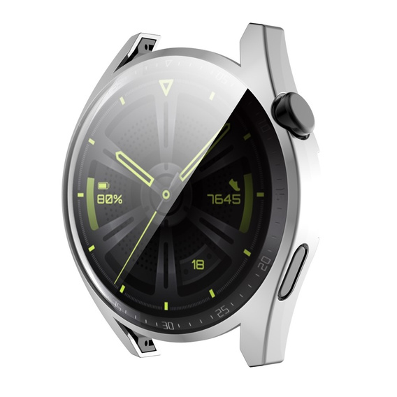 Etui z wbudowanym szkłem do Huawei Watch GT 3 42mm - Silver