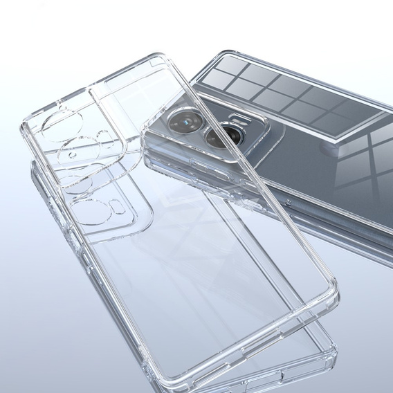 Чoхол до Motorola Edge 50 Fusion, Fusion Hybrid, прозорий