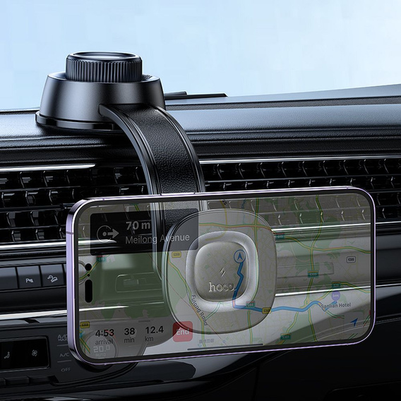 Автомобільний тримач для телефону з індукційною зарядкою Hoco HW30