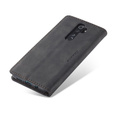 Чехол CASEME для Xiaomi Redmi Note 8 Pro, Leather Wallet Case, чёрный
