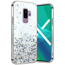 Чoхол до Samsung Galaxy S9+ Plus, Glittery, прозорий