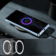 Захисний чохол для камери Samsung Galaxy S23 FE, CamShield MagSafe, прозорий / синій