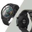 2в1 чехол и защитное стекло для часов Huawei Watch GT 2 46mm, Black