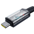 BASEUS Kaбель USB PD100W/QC3.0 Type-C 200cm - Red/Black