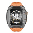 Силиконовый ремешок с чехлом для Apple Watch 1/2/3/4/5/6/7/8/9/10/SE/Ultra/Ultra 2 42/44/45/49MM