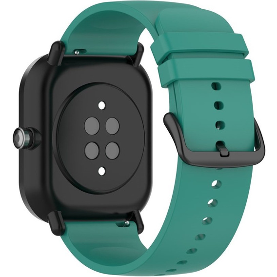 Силиконовый ремешок 20mm, Pine Green/Black Buckle