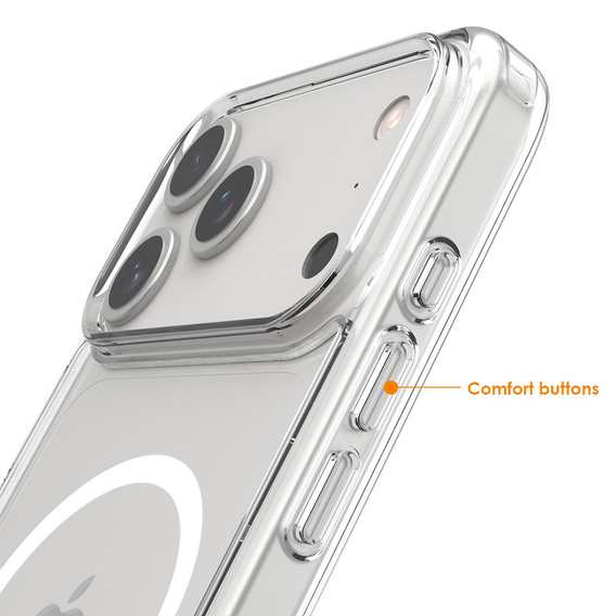MagSafe TPU + PC чохол для iPhone 17 Pro Max