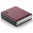 Чохол для Samsung Galaxy Z Flip7 FE / Z Flip6, CASE Litchi Leather, червоний