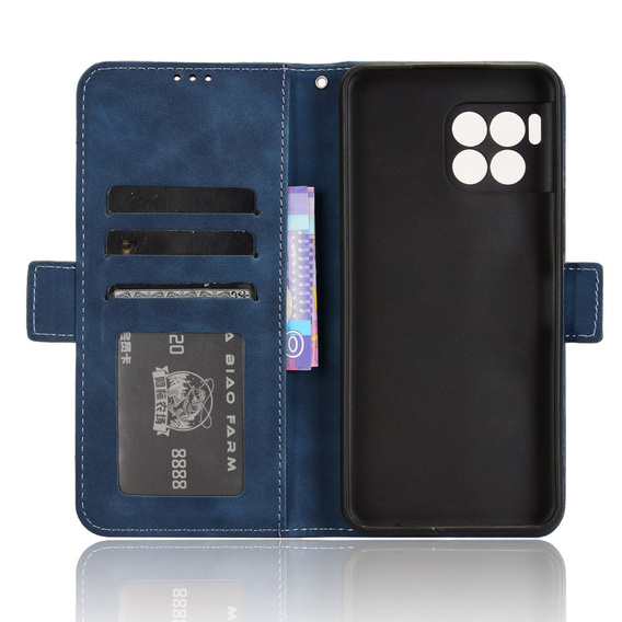 Футляр з клапаном для T Phone 2 Pro 5G, Card Slot, темно-синій