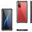 Чoхол до Samsung Galaxy S20 FE, Dexnor Full Body Rugged, прозорий / чорний
