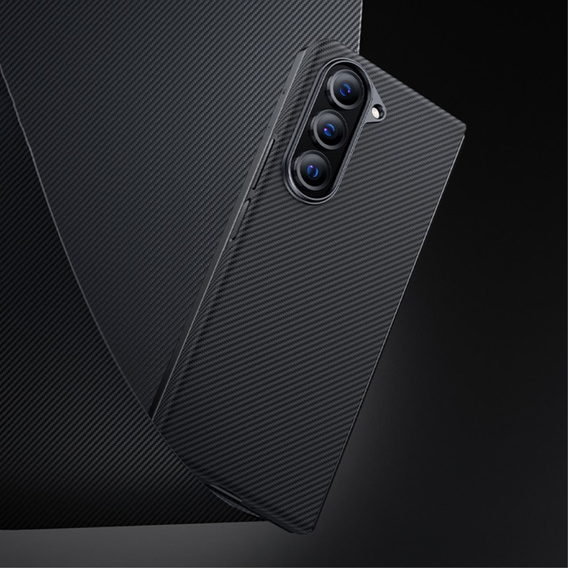 Кевларовий чохол BENKS для Samsung Galaxy Z Fold5 5G, для MagSafe, Carbon Fiber, чорний