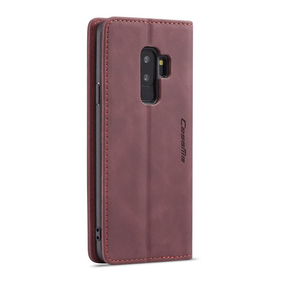 Чохол-сумка для Samsung Galaxy S9 Plus, Leather Wallet Case, бордовий
