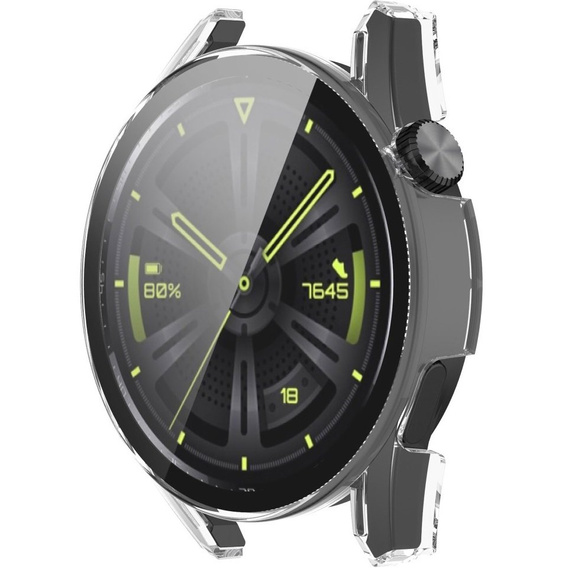 2в1 чохол та захисне скло для годинника Huawei Watch GT 3 42mm, Case, Clear