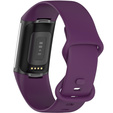 Резиновый браслет Softband для  Fitbit Charge 5 - Dark Purple