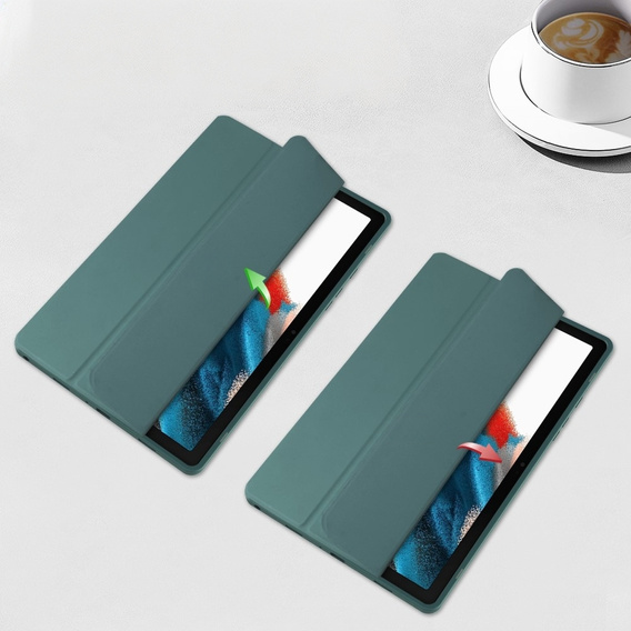Чехол для Samsung Galaxy Tab A9+, Smartcase Hybrid, с местом для стилуса, зелёный