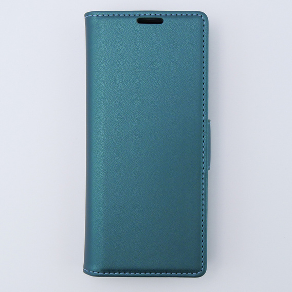 Чохол для Samsung Galaxy Z Fold 5 5G, ERBORD Glossy Litchi, гаманець з клапаном, зелений