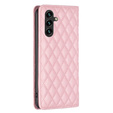 Откидной чехол для Samsung Galaxy A35 5G, Wallet, BINFEN COLOR, розовый