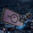 Чохол для iPhone 14 Pro, ERBORD Impact Guard, MagSafe, чорний