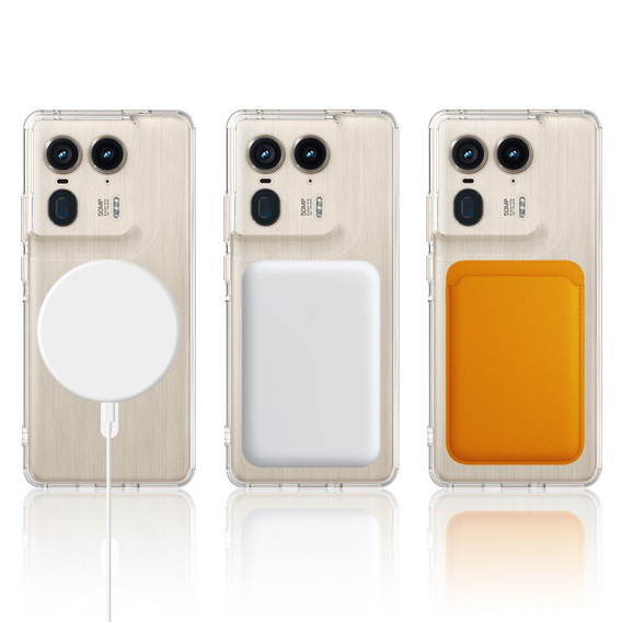 Чехол для Motorola Edge 50 Ultra, гибридный чехол Fusion Hybrid, для MagSafe, прозрачный