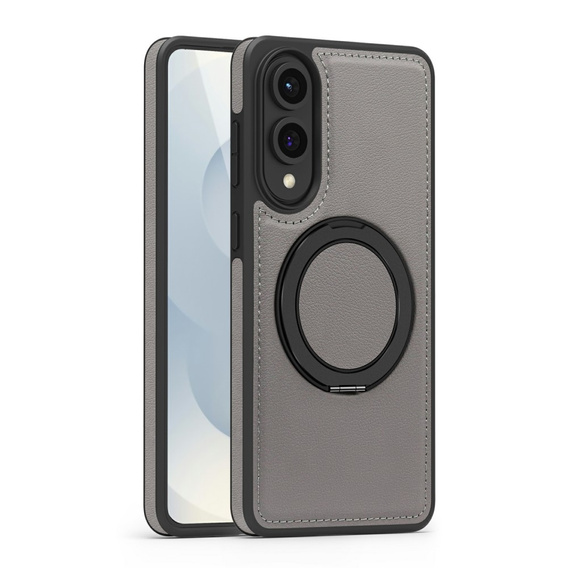 Чохол для Realme 12 Pro 5G / 12 Pro+ 5G, Leather Kickstand Ring, чорний