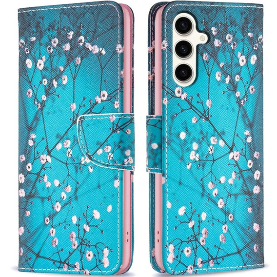 Чохол-книжка для Samsung Galaxy S23 FE, Wallet, Sakura м'яти