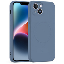 Чехол Silicone до iPhone 13 Mini, MagSafe, Blue