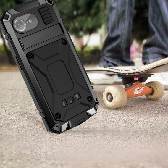 Броньований чохол для iPhone 16E, R-JUST, чорний