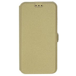 Złote Etui Flexi Book Huawei P9 Lite