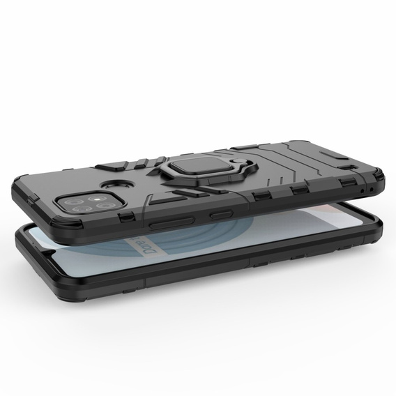 Чoхол до Realme C21, Kickstand Ring, чорний