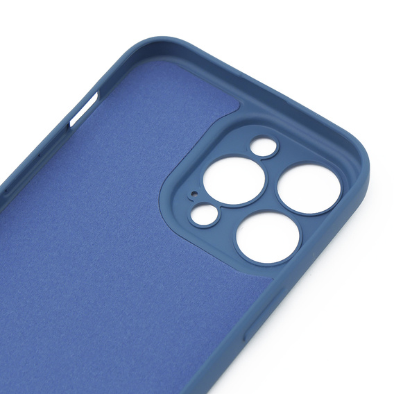 Чoхол до iPhone 15 Pro Max, Silicone Lite, темно-синій